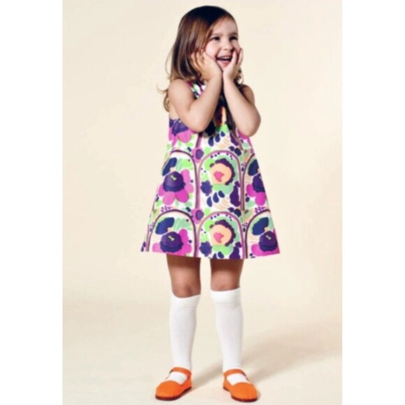 Marimekko Other - The Marimekko Girls Poppy Shift Dress 3 Years 98 Artsy Party Abstract Colorful